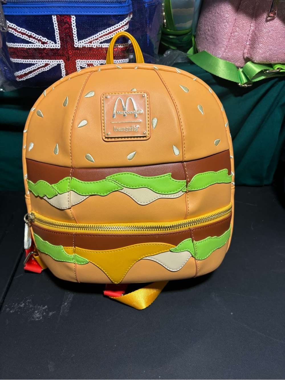 Loungefly McDonald's Big Mac Figural Mini Backpack